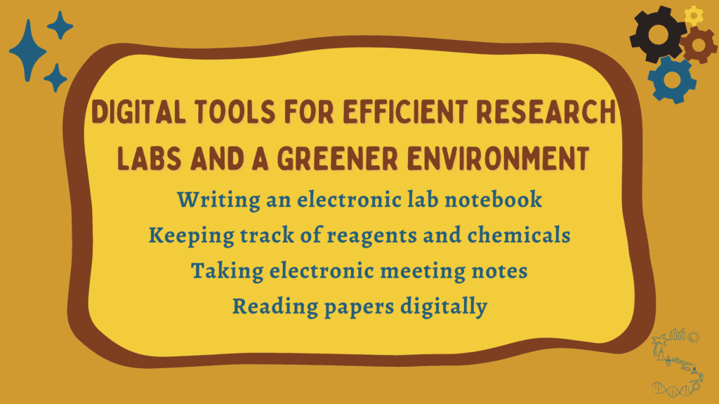 Digital tools for efficient research labs and a greener environment.