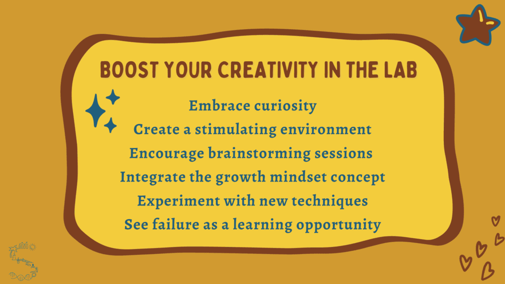 Boost your creativity in the lab